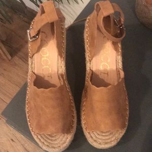 Platform espadrille sandals!